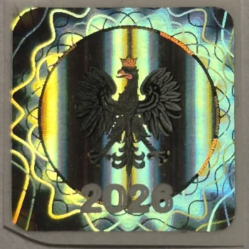 Hologram Szkolny Model B 2026 – kolekcjonerska naklejka do legitymacji szkolnej