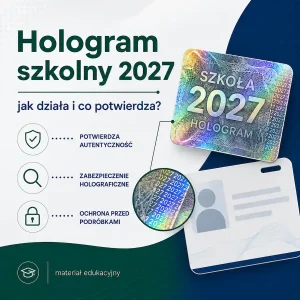 Hologram szkolny 2027 – jak działa zabezpieczenie holograficzne i co potwierdza