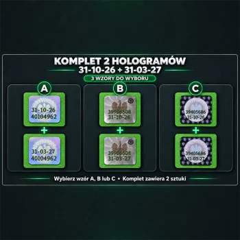 komplet hologramów studenckich 31-10-26 i 31-03-27 | kolekcjonerskie-hologramy.pl komplethologramów kolekcjonerskich ELS 31-10-26 i 31-03-27 – wzory A, B i C